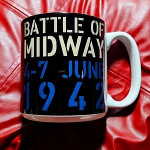 Battle of Midway Ceramic Extra Large Coffee Mug 4"x4".